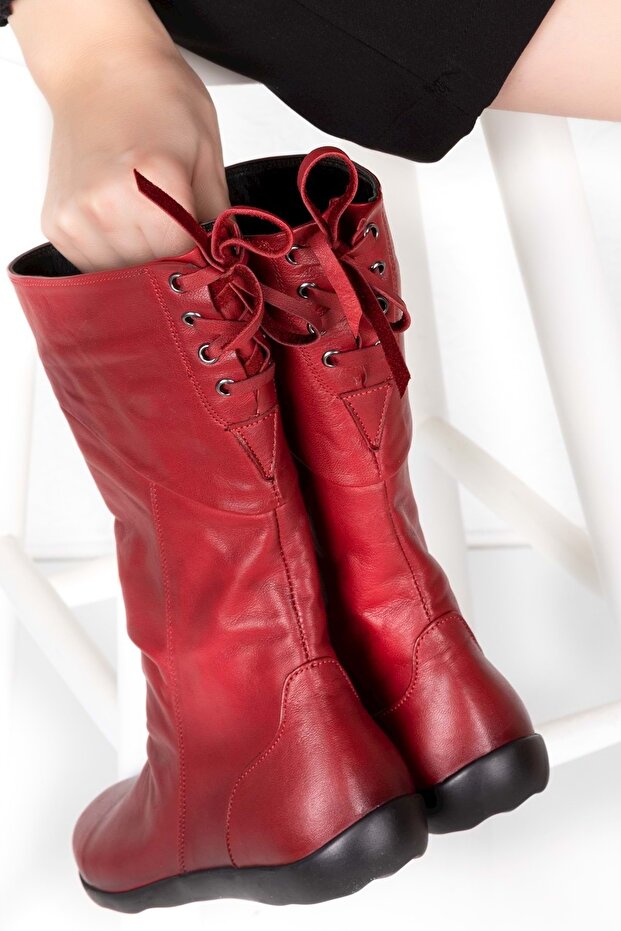 Kadın Kırmızı Bot - 2