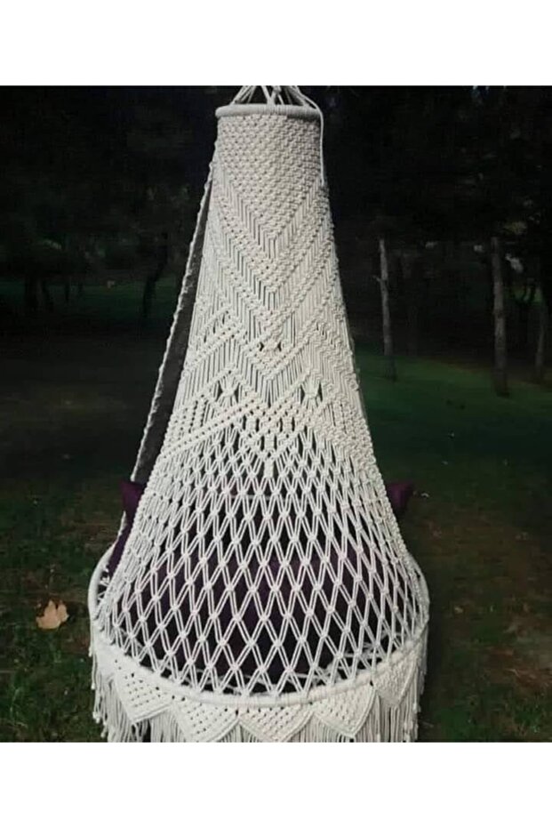 Makrome Salıncak Minderli - 2