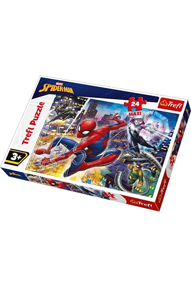 Çocuk Puzzle Fearless Spiderman 24 Parça Maxi Puzzle - 1