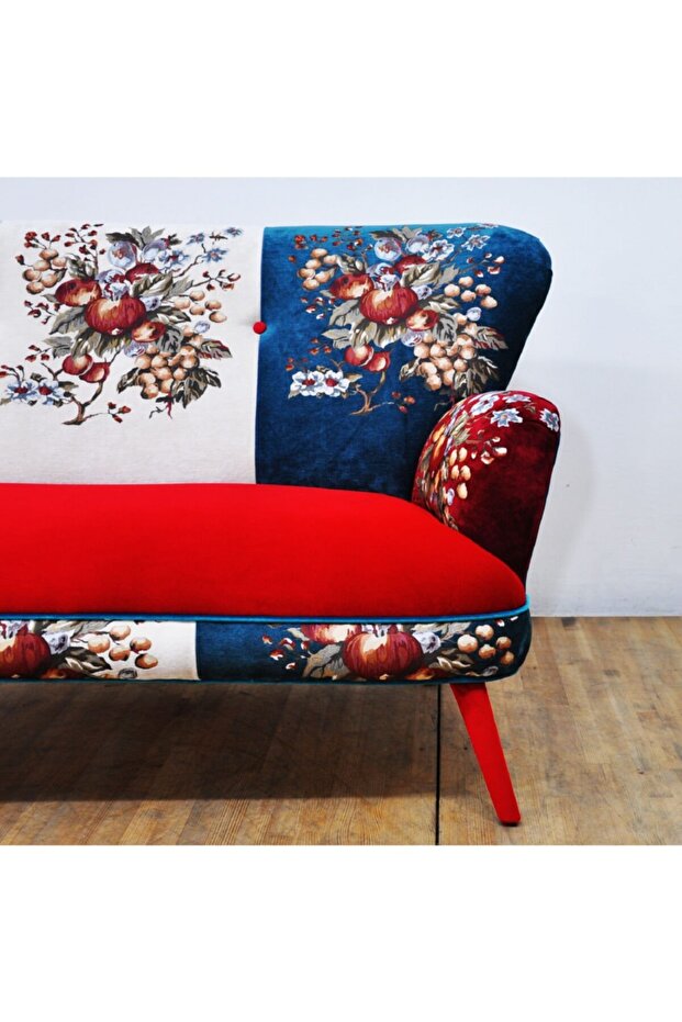 Goblen Ikili Kanepe - Fuşya - 5