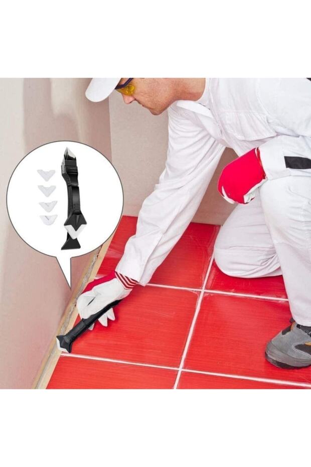 ® 2 Pieces 3 in 1 Tile Joint Silicone Scraper Scraper and Applicator Apparatus - 5
