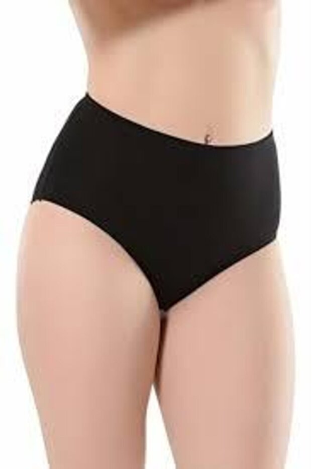 Black Women's High Waist Bato Comfortable Black Panties