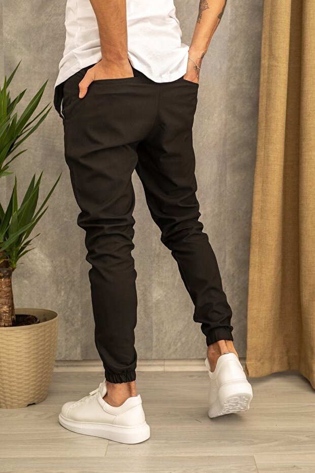 Spodnie joggery Slim Fit - 4