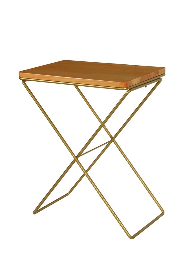 Fold Metal Katlanır Yan Sehpa - 1