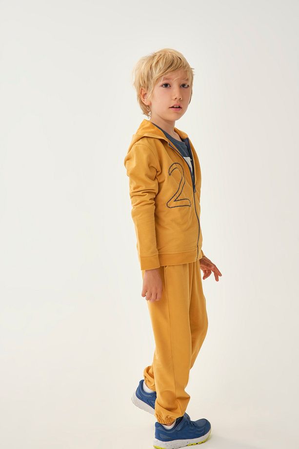 Hardal Kapişonlu Sweatshırt - 3