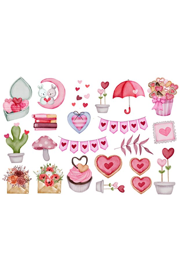 Lover Themed Sticker Set