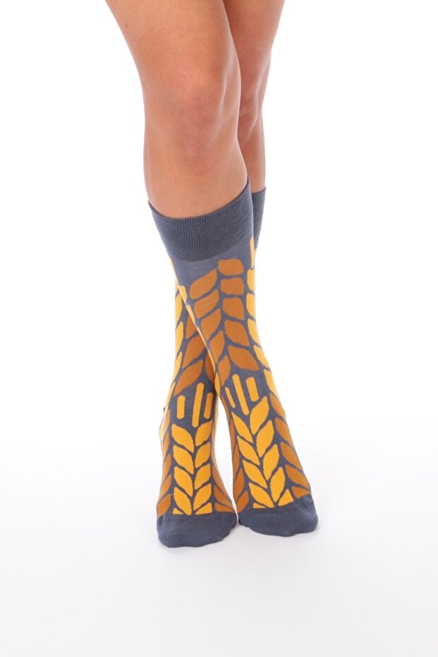 Чорапи с тема „Пампасска трева“ - 2