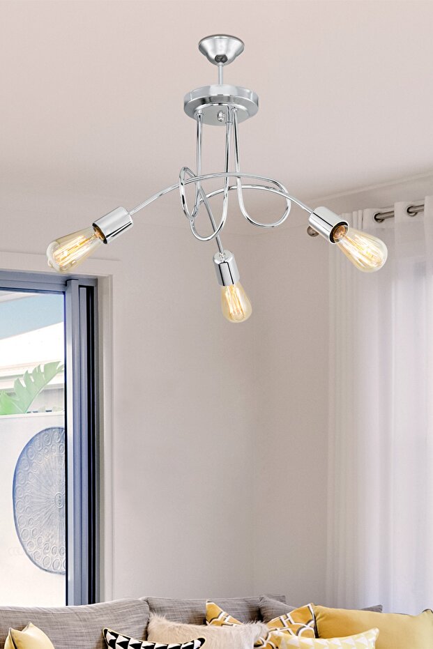 Sardala 3lü Krom Avize - 4