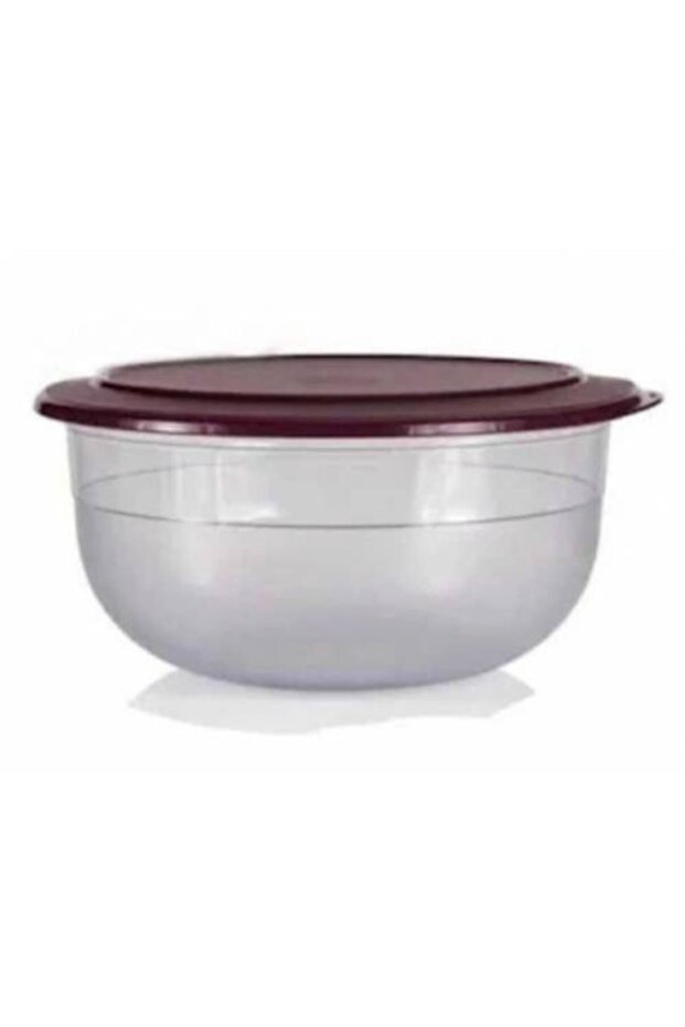 Bordo Kristalin Servis Kabı 3.5 ly - 1