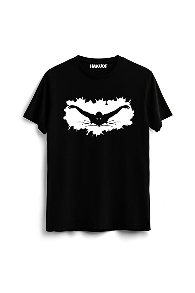 Cotton Swimming Printed T-Shirt Swimming Design T-Shirt