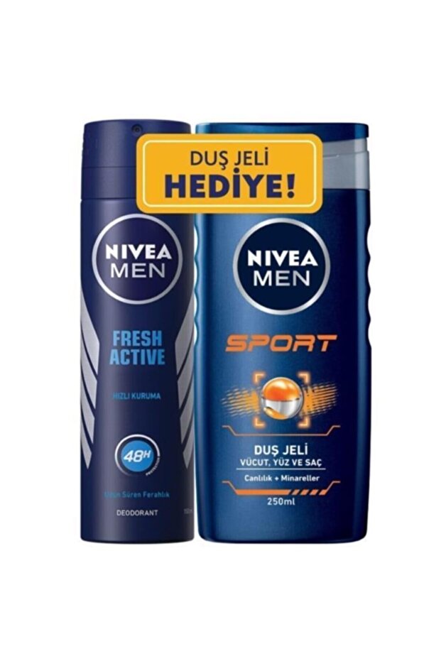 Set Fresh Active Deodorant 150 Ml + Sport Duş Jeli 250 Ml 1 Ad. - 1
