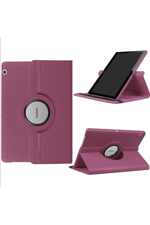 Huawei Mediapad T5 10 Kılıf 360 Dönebilen Standlı Case - 1