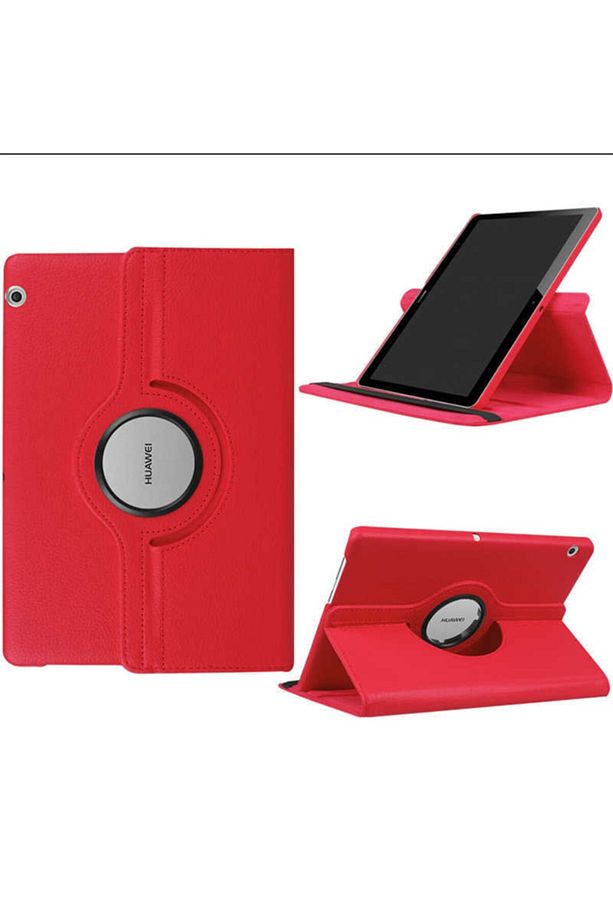 Huawei Mediapad T5 10 Kılıf 360 Dönebilen Standlı Case - 1