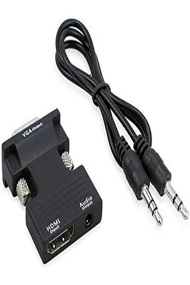 Hdmi To Vga Ses Çıkışlı Hdmi Dişi Vga Erkek Hdmi Vga Çevirici - 5