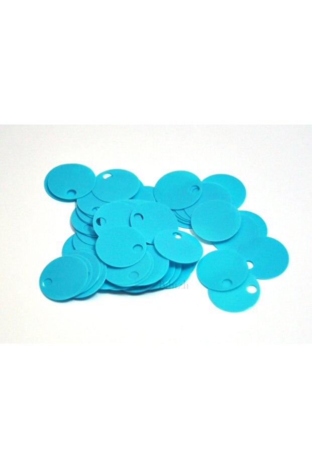 Bag Washer, Booties Washer (10 Grams) 20 Mm Turquoise Color