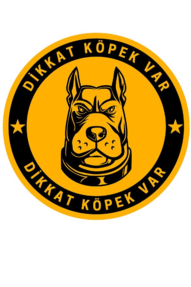 Caution There is Dog Sticker Warning Sign 28 Cm