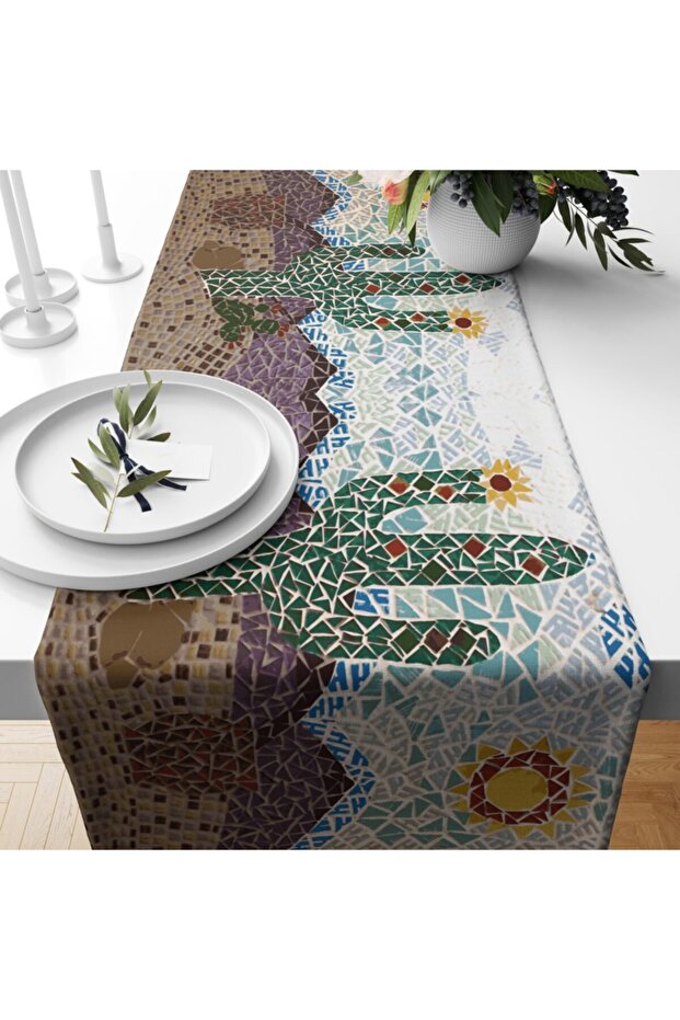 Custom Design Premium Honeycomb Woven Runner 140x40