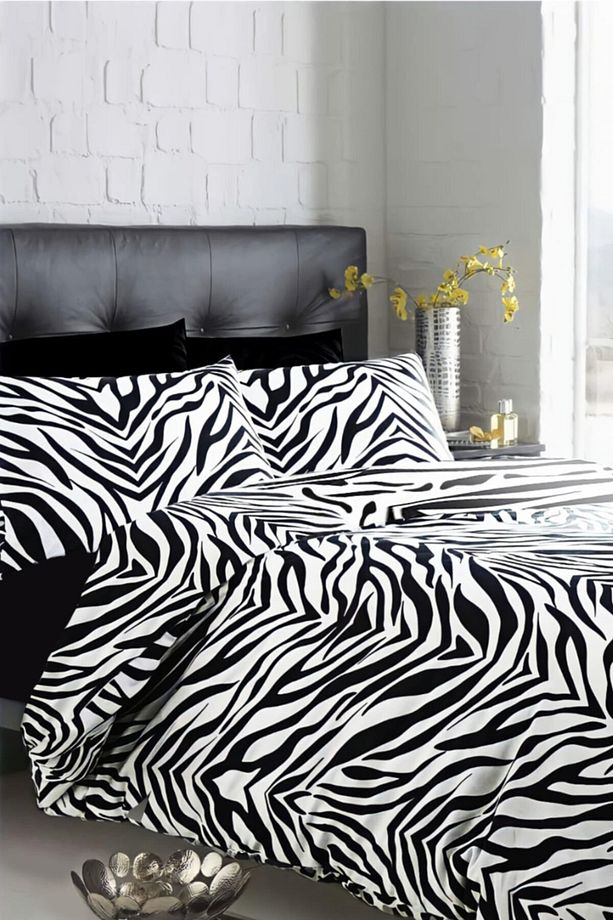 Ranforce Tek Kişilik Zebra Nevresim Takımı - 1