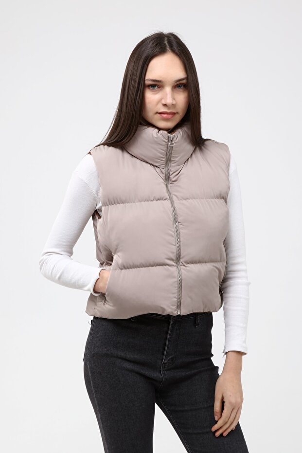 Kadın Taş Şişme Yelek - 3