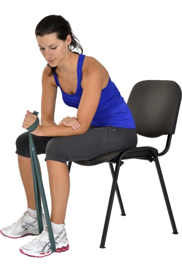 Pilates Yoga Exercise Band Theraband Green Color 1.5 m