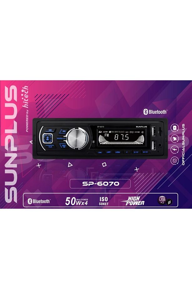 Sp-6070 4x55 Watt Bluetooth Teyp - 1