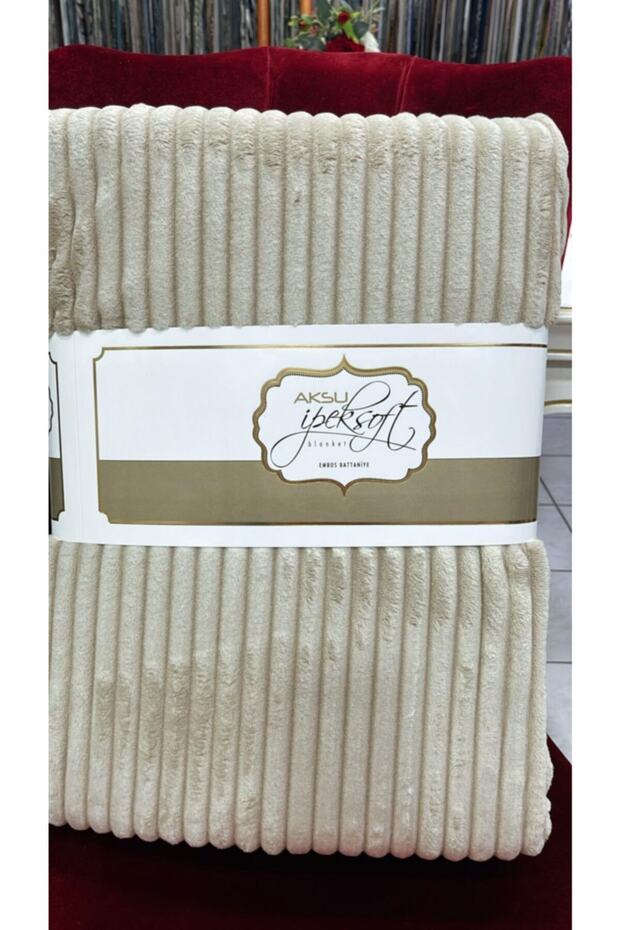 Ipeksoft Fitilli Çift Kişilik Battaniye - 1