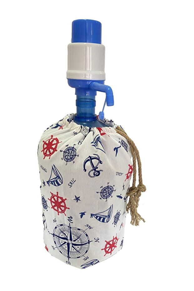 Bottle Cover Jute Drawstring Washable Cover-Marin