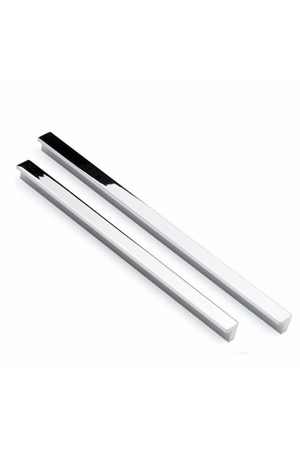 (2 ADET) Lama 192 Kulp (KROM PARLAK) Mobilya Vestiyer Çekmece Dolap Kulbu L Kulp 192mm - 1