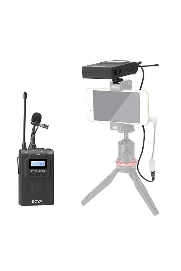 By-wm8 Pro Kit-1 Canlı Yayın Için Profesyonel Kablosuz Yaka Mikrofonu - 5