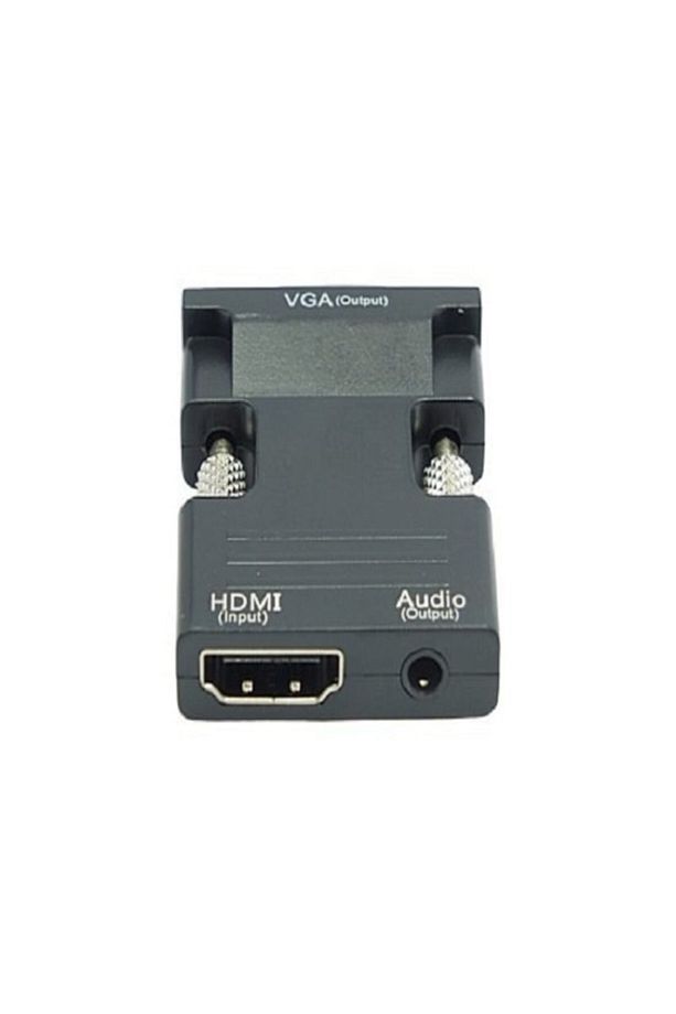 Hdmi To Vga Ses Çıkışlı Hdmi Dişi Vga Erkek Hdmi Vga Çevirici - 1