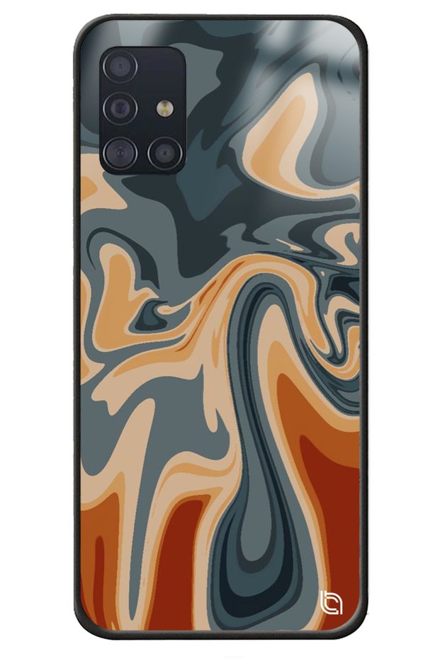 Case for Samsung A71 Swirl Premium Pattern Glossy