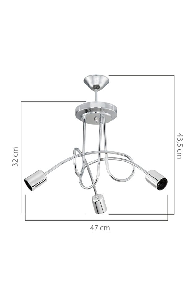 Sardala 3lü Krom Avize - 2