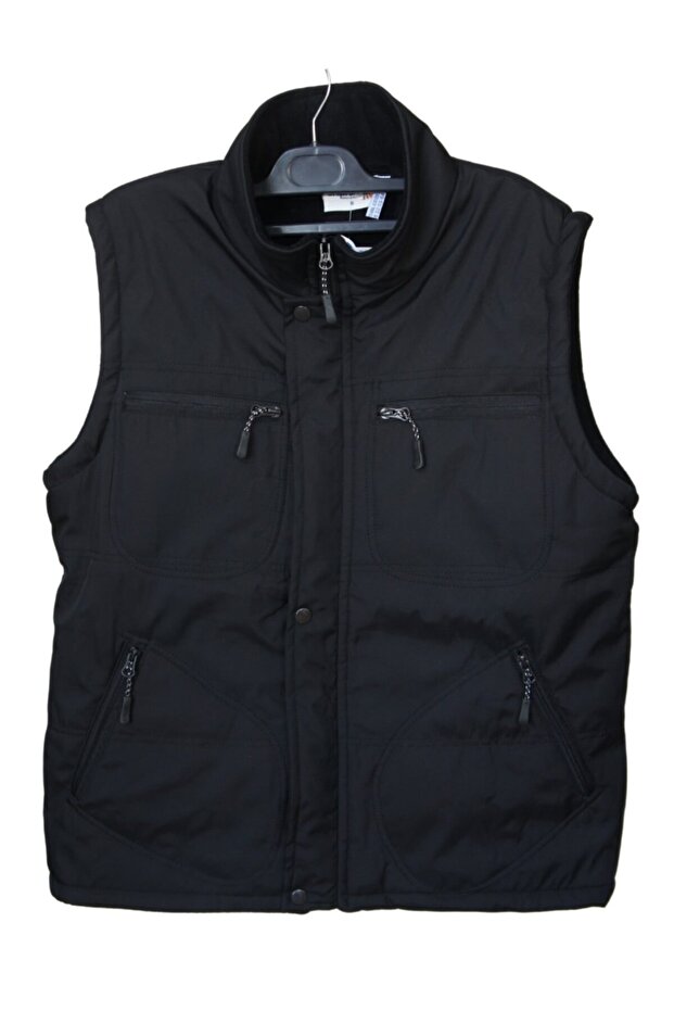 Робочий жилет з підкладкою з флісу та волокна, водо- та вітронепроникний, з 4 кишенями - 2