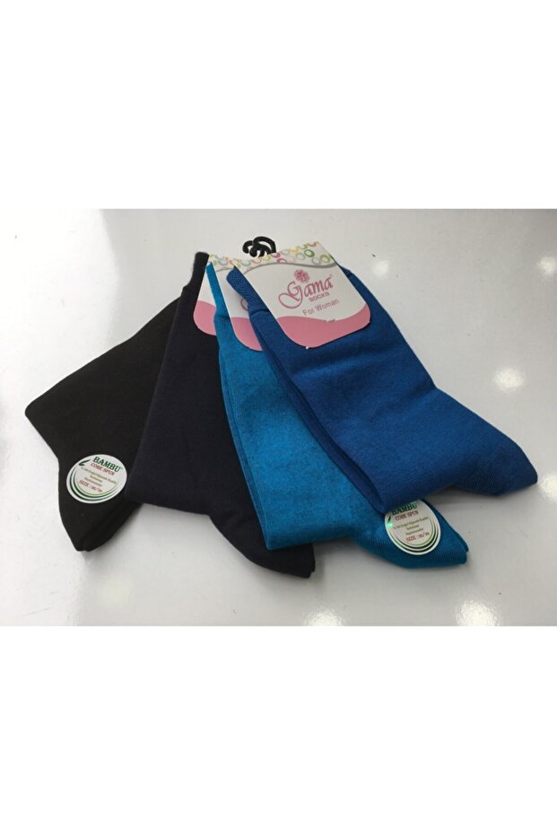 4 Pieces Bamboo 100% Natural Nylon-Free Thick Winter Women's Socks