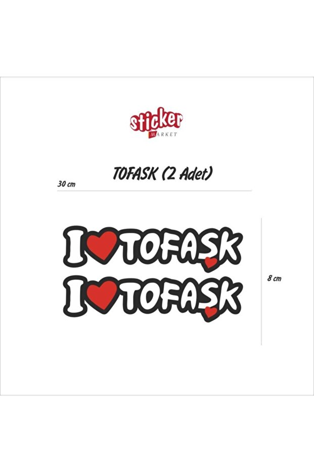 Tofask Tofaş Sticker