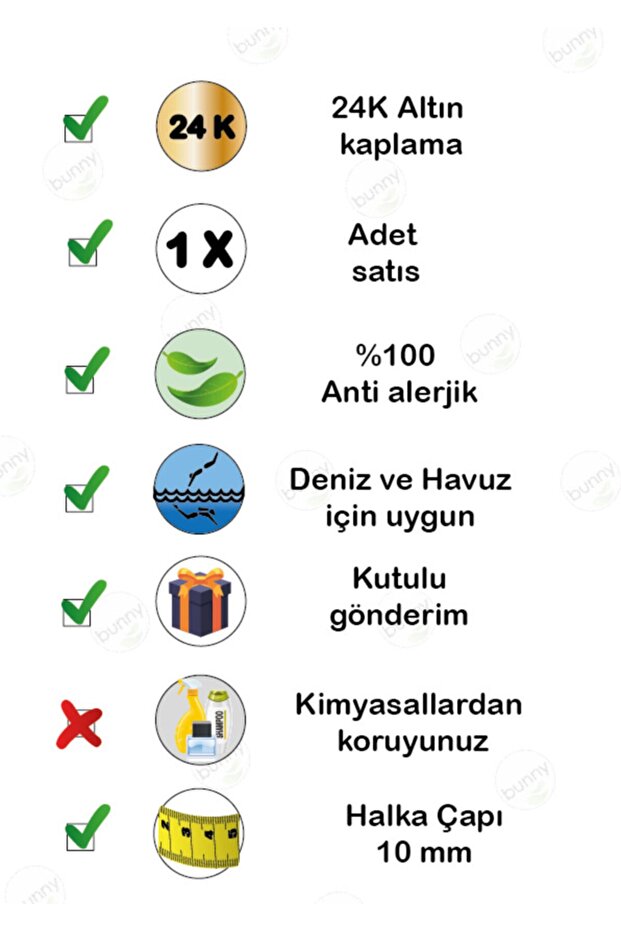 Tek Taş Helix Ve Tregus Piercing 24k Altın Kaplama (kıkırdak Küpe) - 5