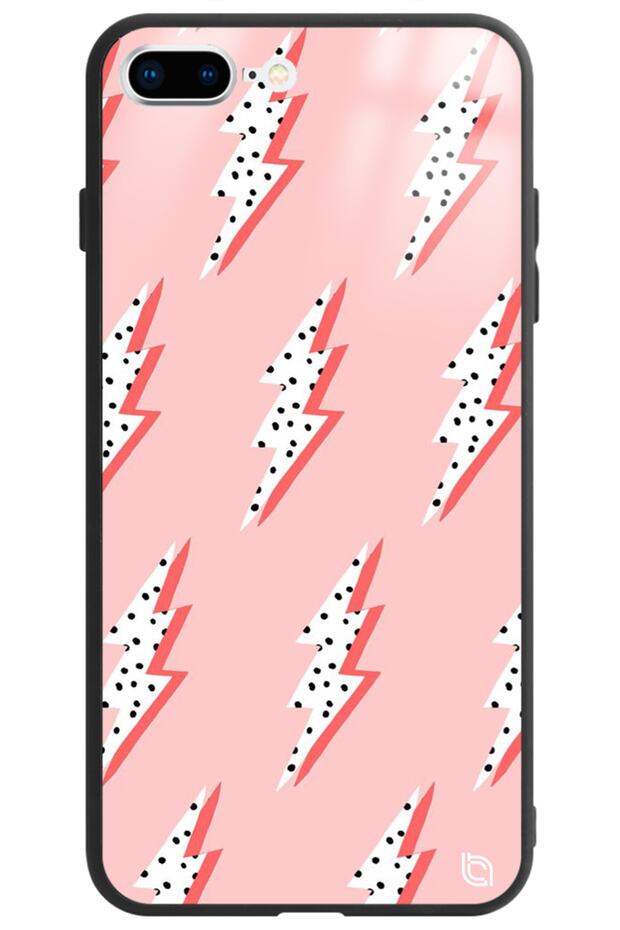 iPhone 8 Plus Lightning Premium Patterned Glossy Phone Case