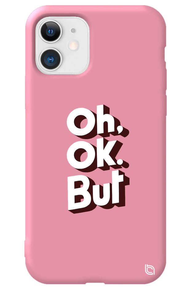 iPhone 11 Pink Color Premium Velvet Inside Arrow but Patterned Silicone Phone Case