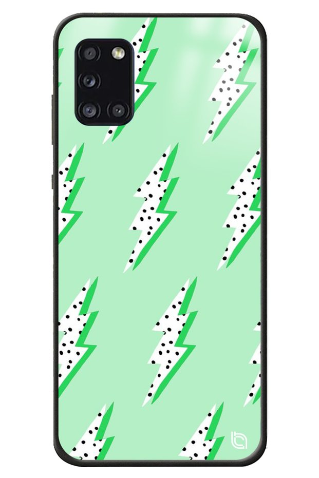 Teleplus Samsung Galaxy A31 Lightning Premium Patterned Glossy Phone Case