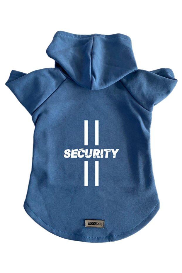 Hooded Sweatshirt Dog And Cat Outfit - Blue Security
