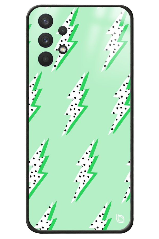 Samsung A32 Lightning Premium Patterned Glossy Phone Case