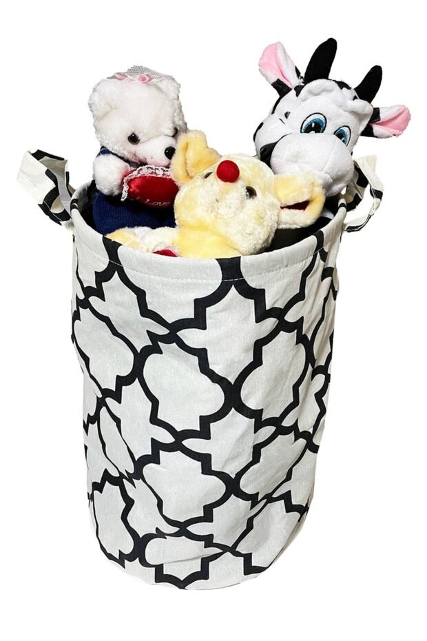 Toy Basket Double Layer Fabric Vip Foldable Basket