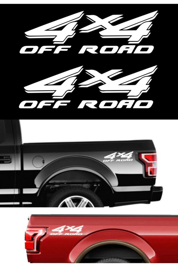 4x4 Off Road Sticker Auto Car Sticker 40 X 13 Cm (2 PCS)