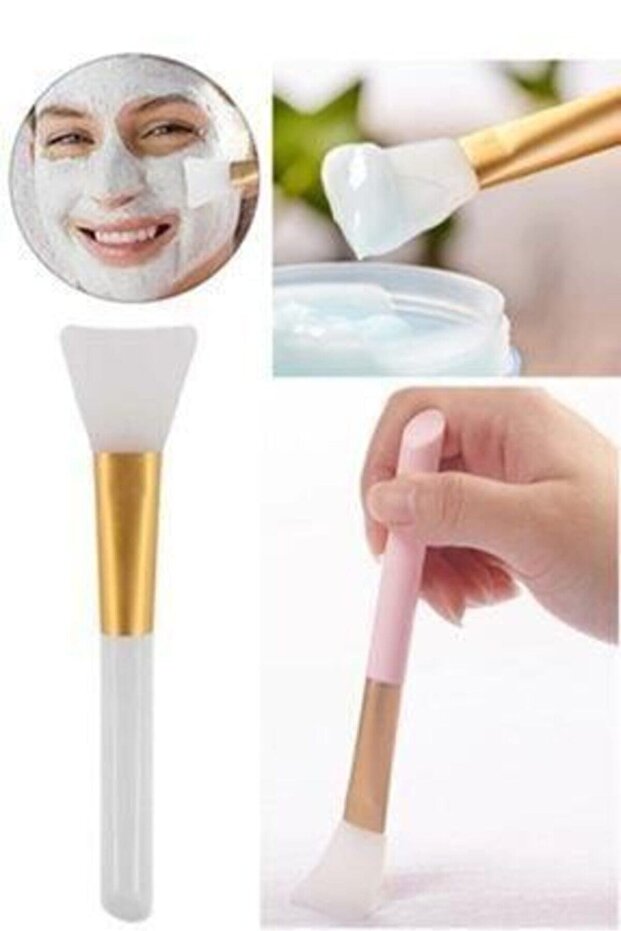 White Silicone Mask Applying Brush