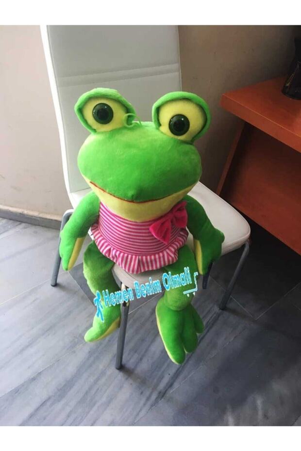 Sevimli Kurbağa Peluş Dev Boy 70 Cm - 5