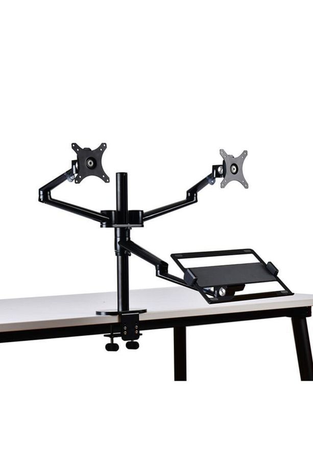 Std7093 10"-27" Uyumlu  Notebook Stand Ve Vesa Monitör Tutucu Çift Kol - 3