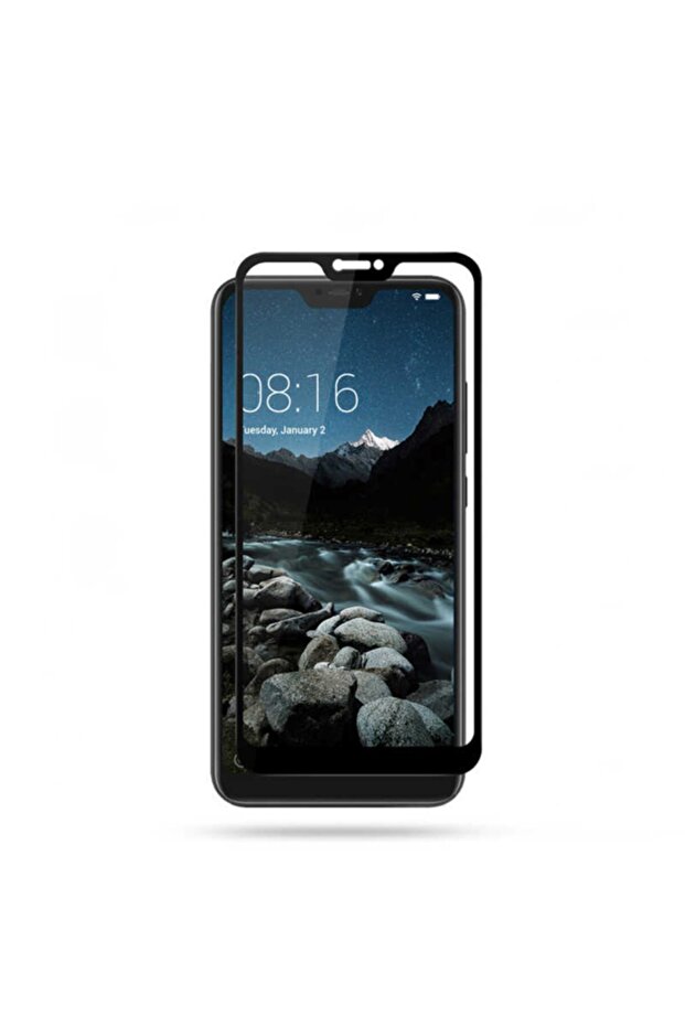 واقي شاشة زجاجي كامل التغطية 5D لهاتف Xiaomi Mi 8 Lite