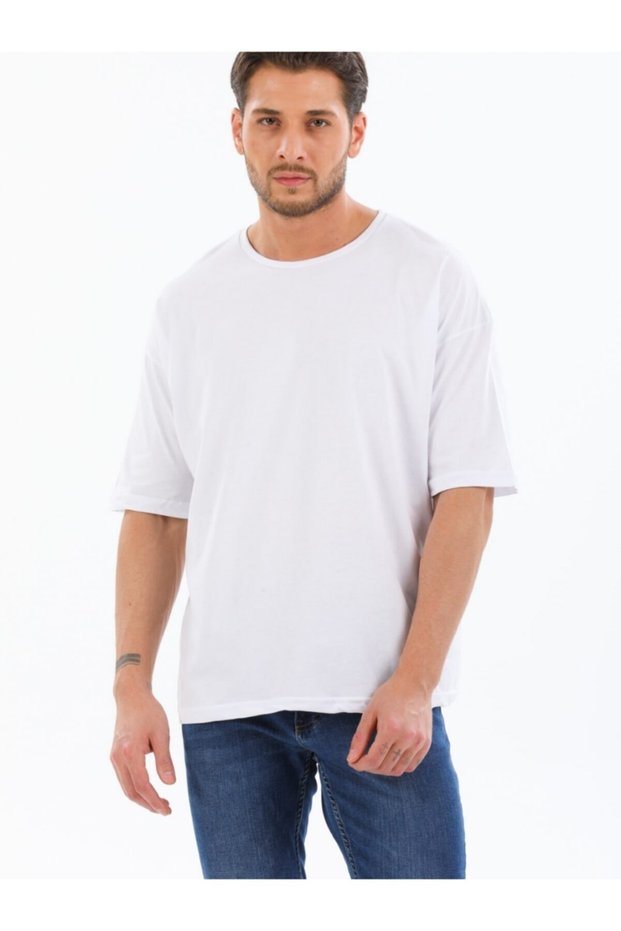 Oversized Plain White T-Shirt