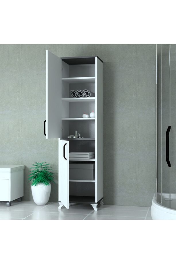 Zarif Çok Amaçlı Banyo Dolabı - 2
