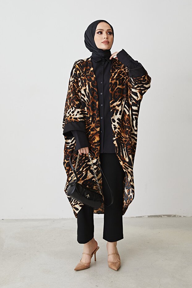 كيمونو نسائي بنقشة الفهد - 3
